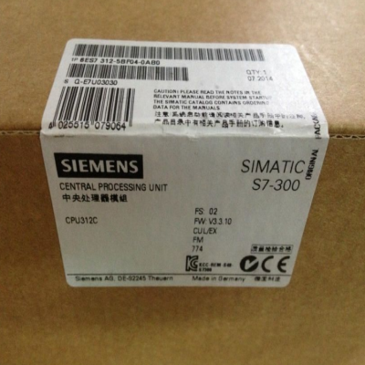 6ES7312-5BF04-0AB0 Original SIMATIC S7-300 CPU312C