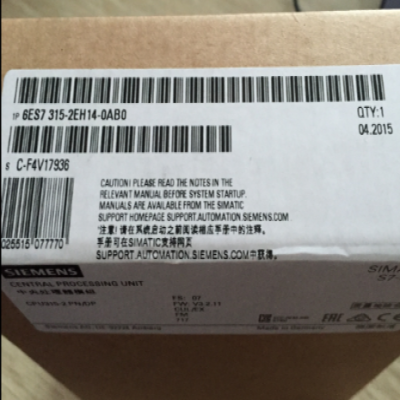 Original new 6ES7315-2EH14-0AB0 CPU315-2 PN/DP