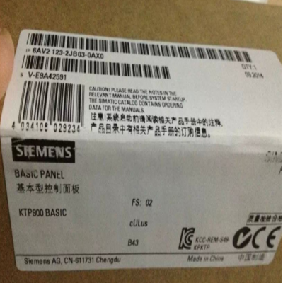 6AV2123-2JB03-0AX0 SIMATIC HMI, KTP900 BASIC,BASIC PANEL,KEY AND TOUCH OPERATION, 9" TFT DISPLAY