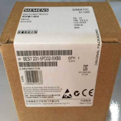 Original SIMATIC 6ES7231-5PD32-0XB0 S7-1200 ANALOG INPUT SM 1231