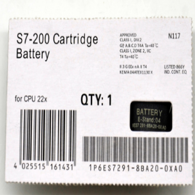 CPU 22X lithium battery 6ES7 291-8BA20-0XA0