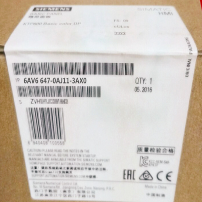 Original 6AV6647-0AJ11-3AX0 HMI Touch Panel, SIMATIC 6AV66470AJ113AX0 4" WIDESCREEN-TFT-DISPLAY